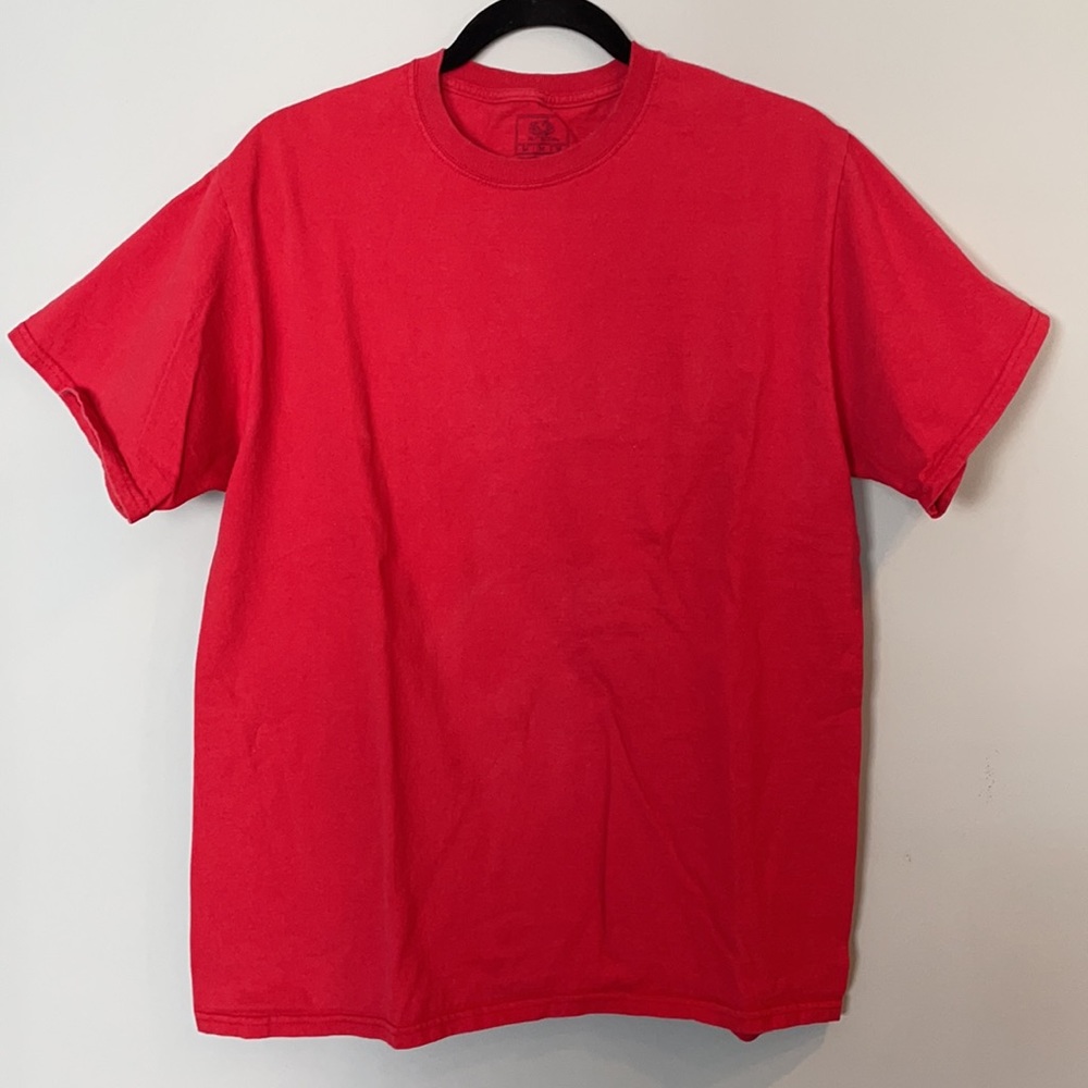 Fruit of the Loom Red Short Sleeve Tee, Sz Medium